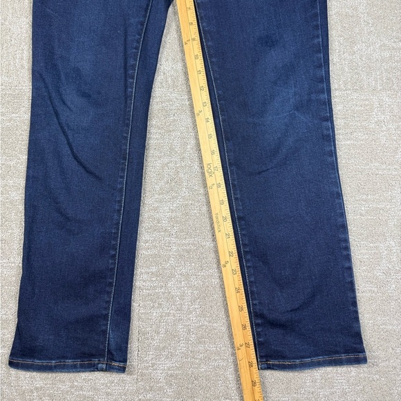 Levis Mid Rise Blue Skinny Jean Stretch Womens Size 12 - Picture 6 of 7